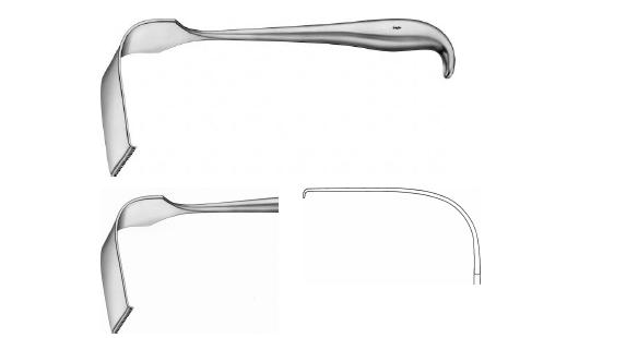 МАЄРДІНГ РЕТРАКТОР ПРЯМ. З ЗУБ. 89X50MM255MM